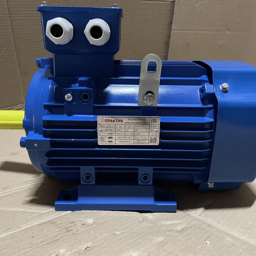 Электродвигатель АИР 100 L6 2,2/1000 IM1081 лапы
