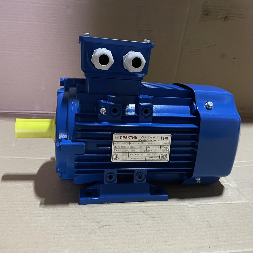 Электродвигатель АИР 80 В2 2,2/3000 IM1081 лапы
